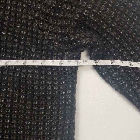 Fortune + Ivy Open Cardigan Sweater Women's Size Medium Black Grey Coatigan NWOT - Picture 5 of 16